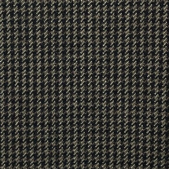 Oscar De La Renta Men Suit Jacket Mens 46L Brown Black Houndstooth Wool Blazer - Picture 5 of 5